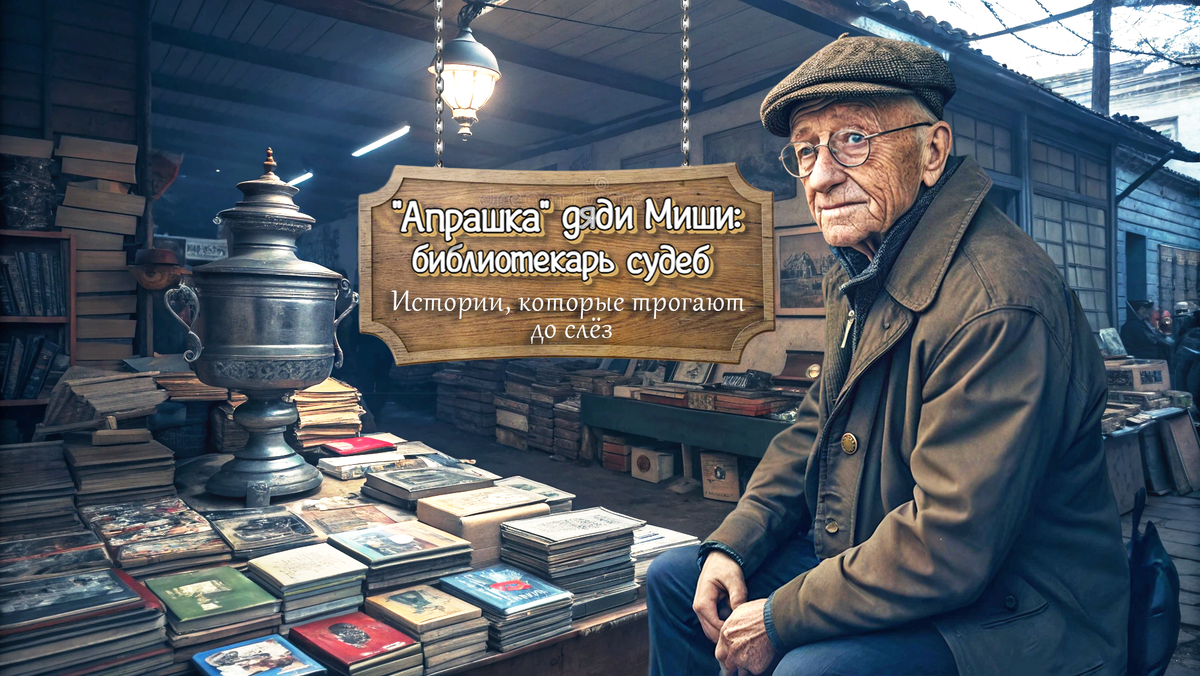 "Апрашка" глазами антиквара дяди Миши: Смех, слёзы и сокровища питерской барахолки 💎 (Истории, которые тронут до глубины души)
