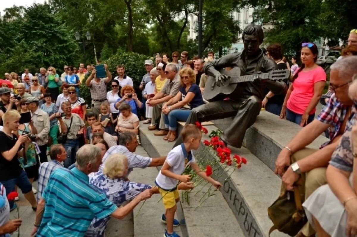    Концерт памяти Высоцкого соберёт гостей в Театральном сквере Владивостока