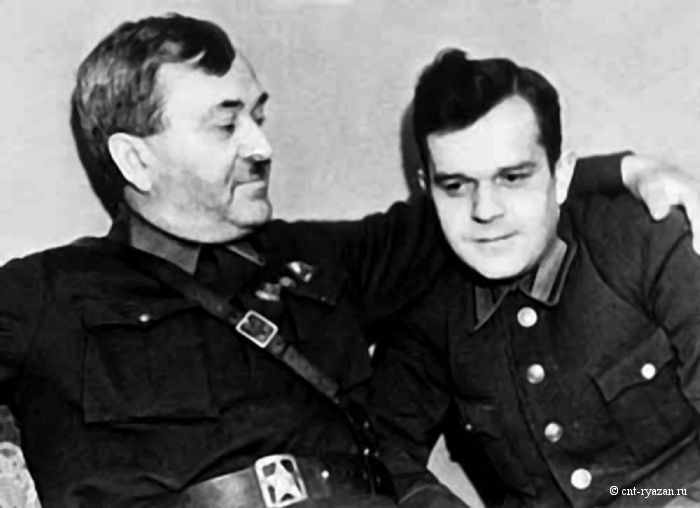 А.В. Александров с сыном