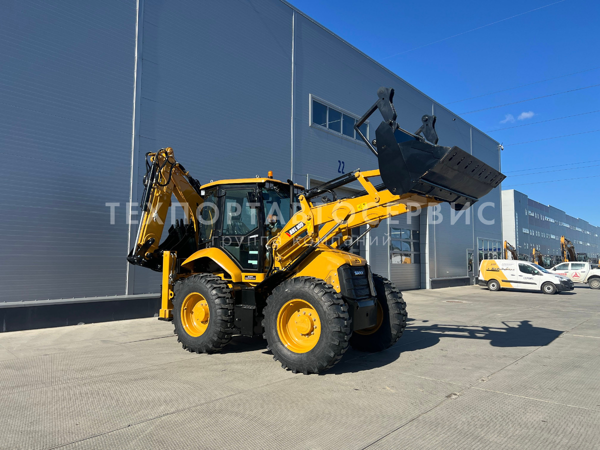 Равноколесный экскаватор-погрузчик SANY BHL105
