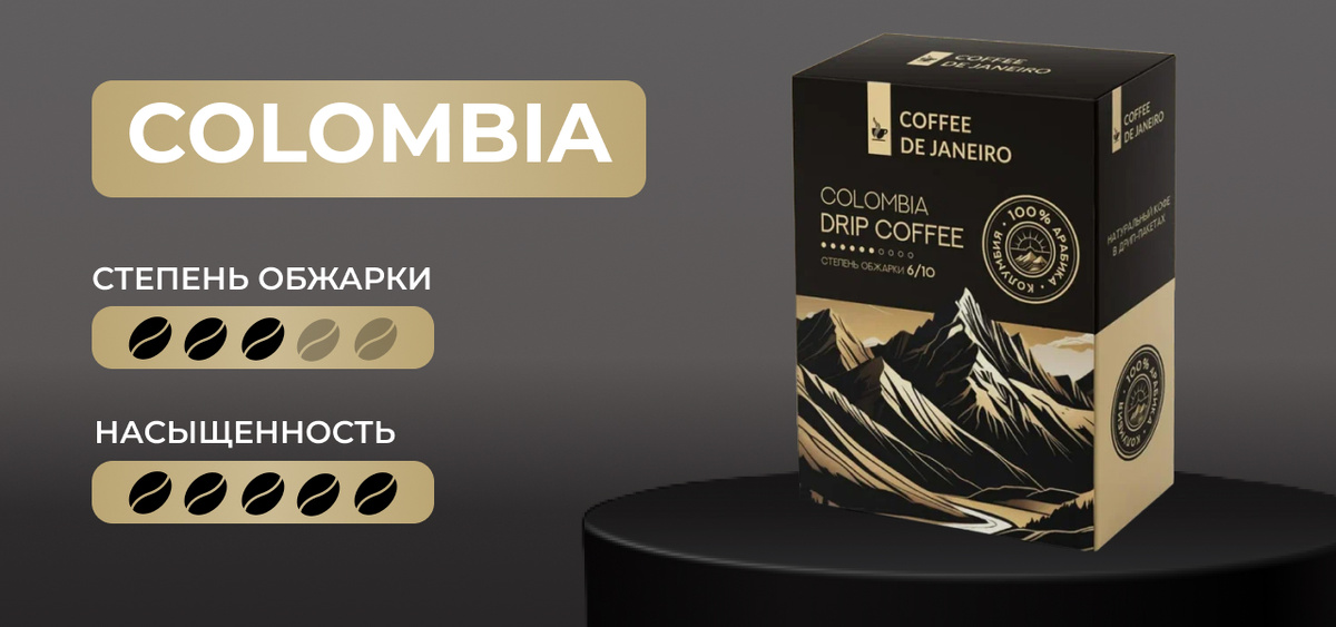 Кофе в дрип пакетах от De Janeiro – гарантия настоящего вкуса и аромата!