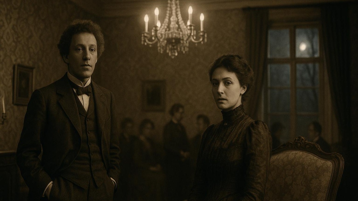 В иллюстративных целях. Александр Блок и Любовь Менделеева. Нарисовано нейросетью