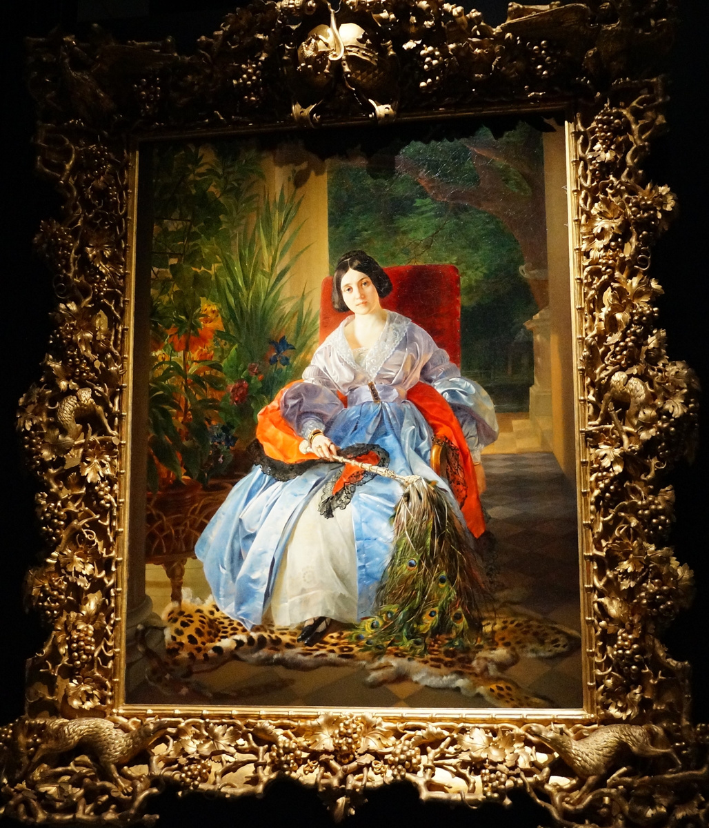 Карл Брюллов. Портрет светлейшей княгини Е.П.Салтыковой. 1841г. Холст, масло. Русский музей.