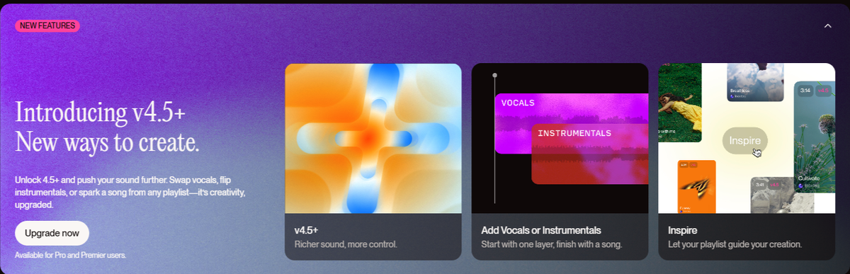 Print Screen с сайта https://suno.com/
