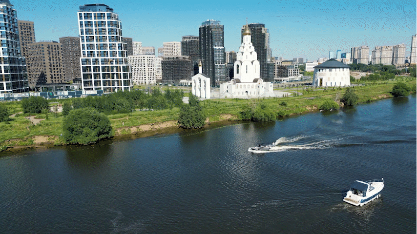 Набережная Экопарк Primavera (кадры из нашего видео)