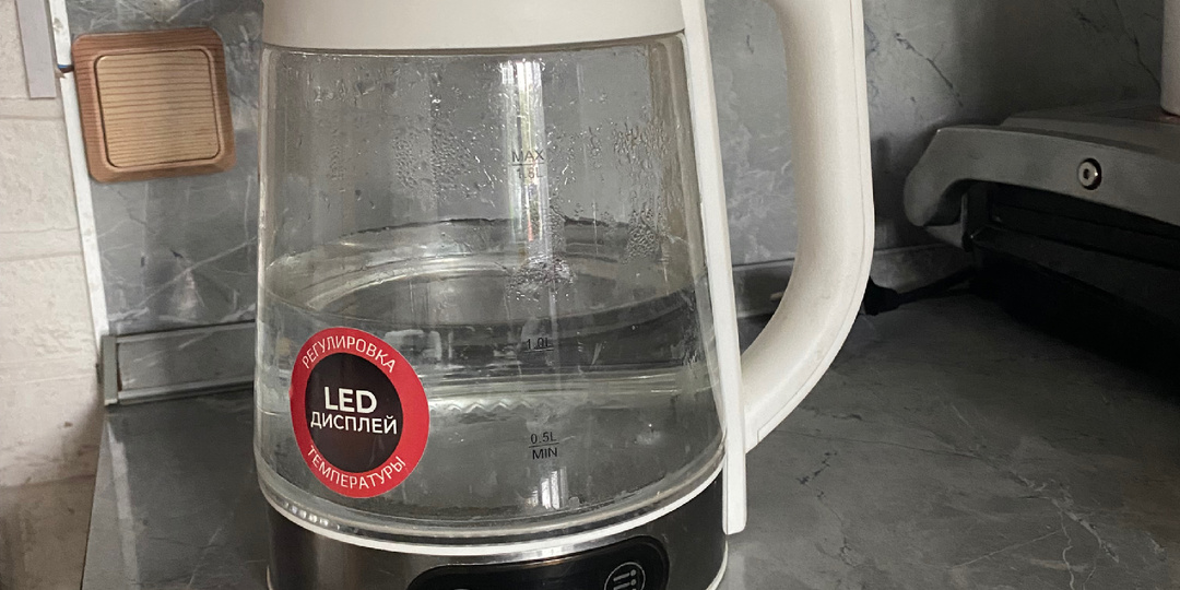 Электрочайник KRAFT KF-KG1803WD ремонт.