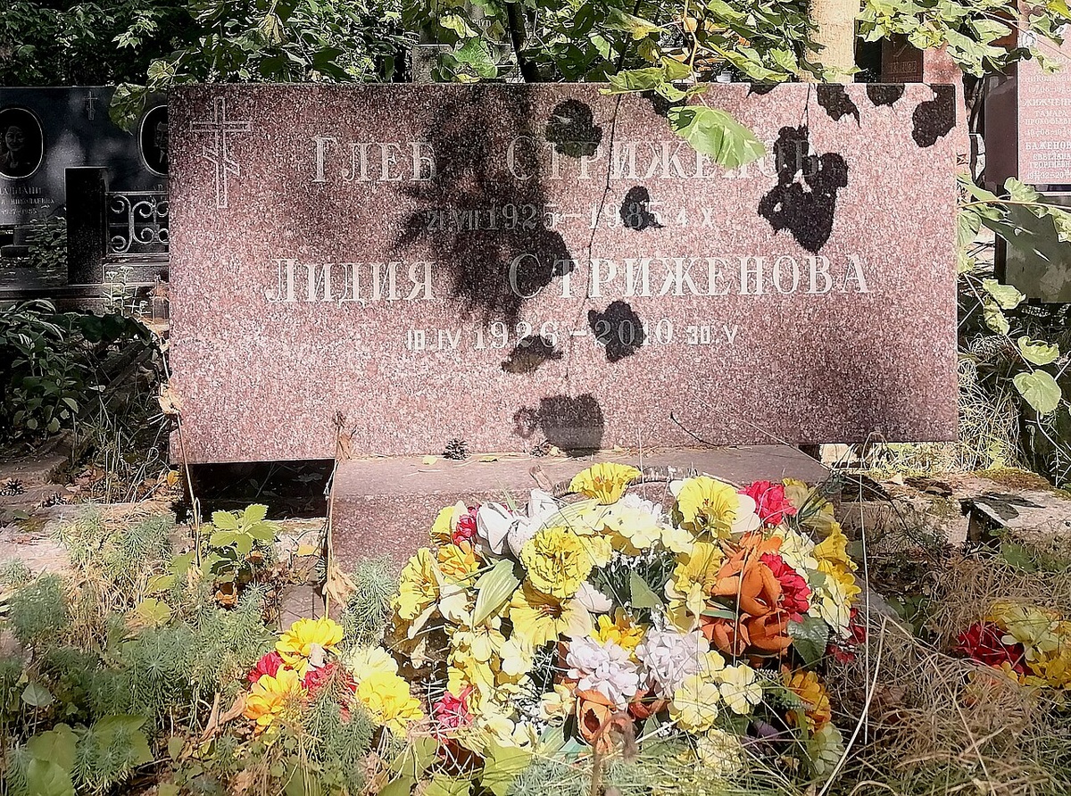 Могила на Кунцевском кладбище