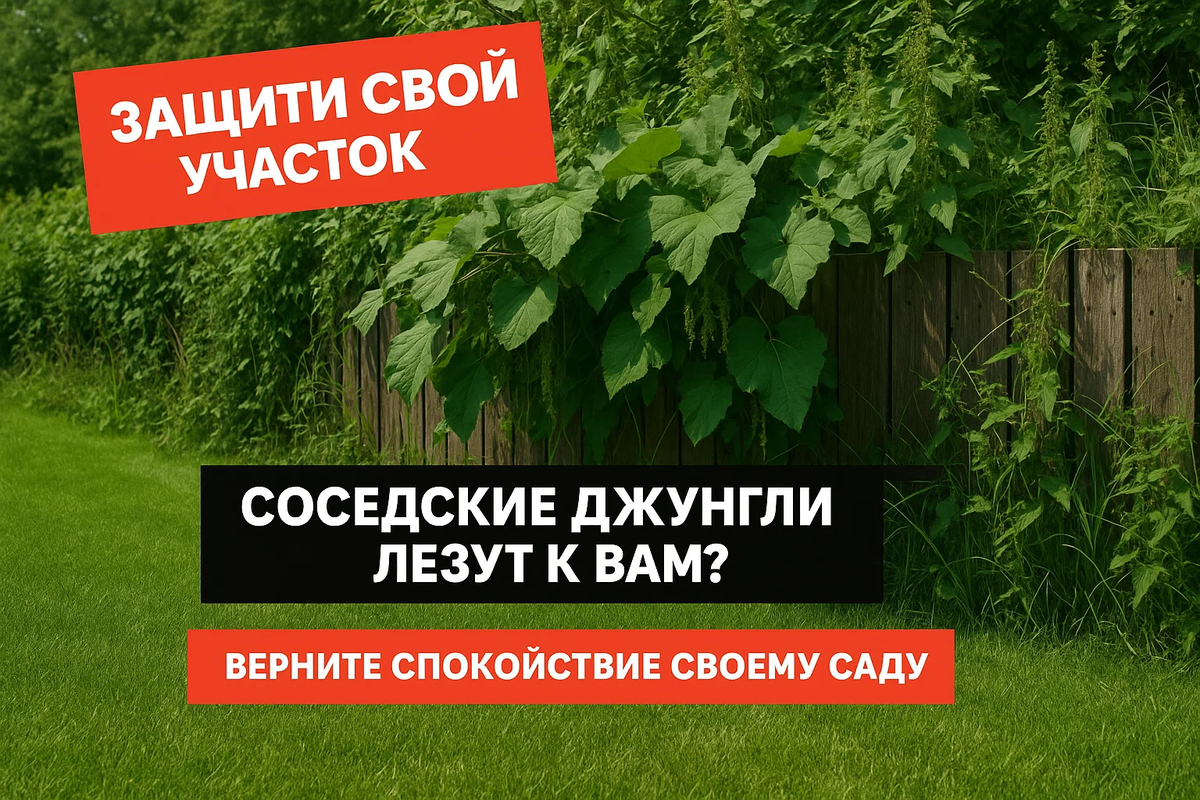 Ваш участок — это ваше здоровье и комфорт! Не бойтесь действовать законно — так вы защищаете себя, свою семью и окружающих.
