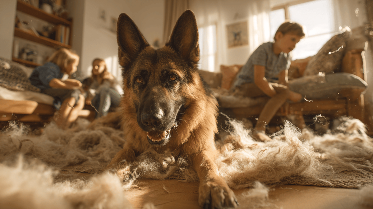 Наш дом: раньше делили комнату с собакой, а теперь — с её шерстью!