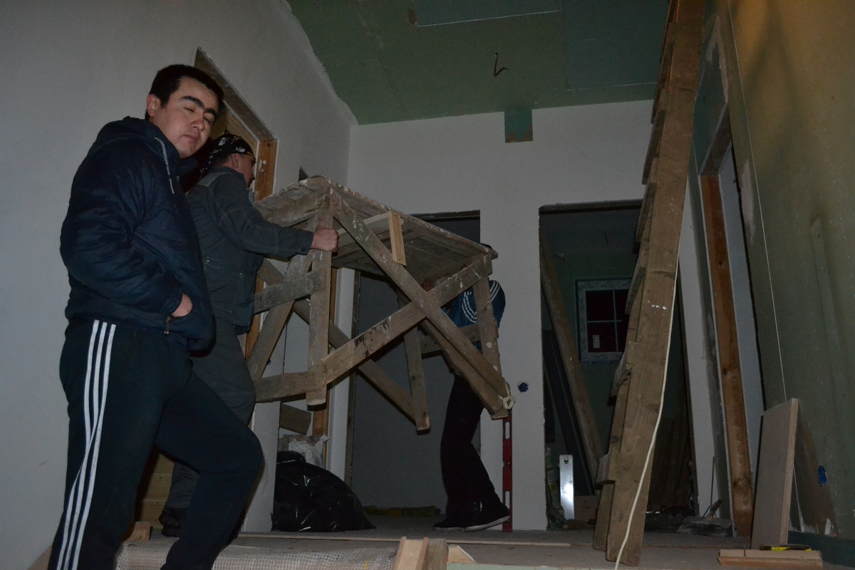 Дом в момент нашего переезда