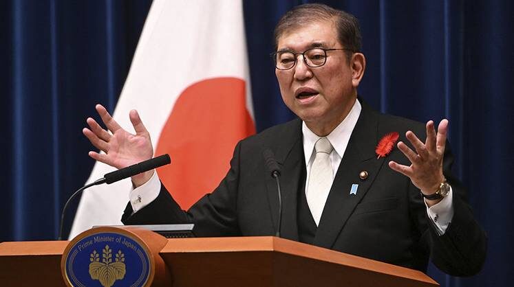    AP/TASS Премьер-министр Японии Сигэру Исиба