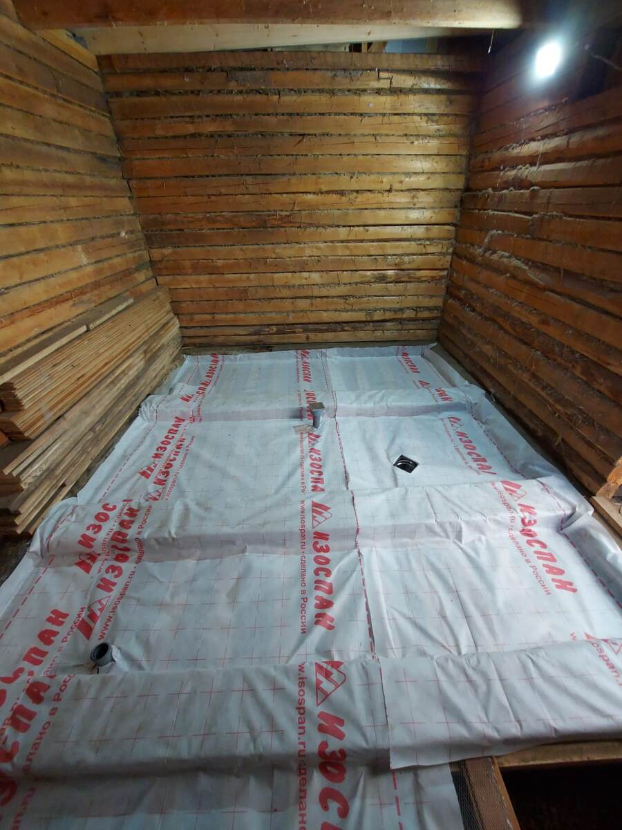 Мембрана диффузионная, ветрозащита для стен и перекрытий Изоспан A