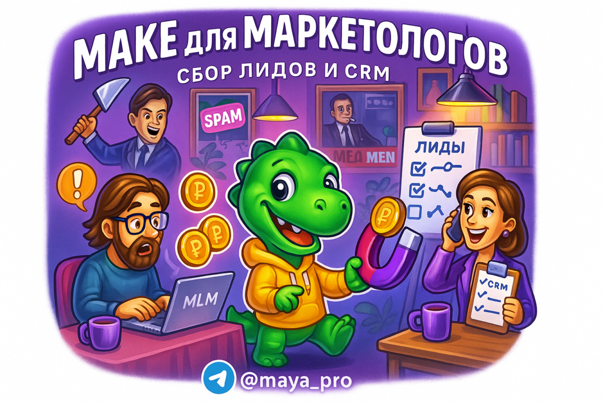    Как Make автоматически превращает заявки в золото: секреты блогеров и маркетологов против старой школы Артур Хорошев