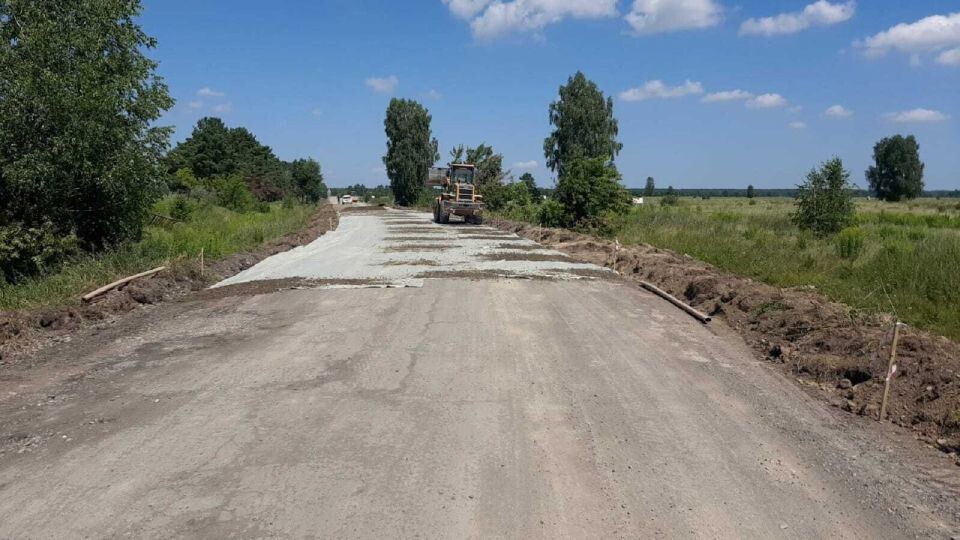    Дорожные работы в Бийске. Источник: t.me/admbiysk