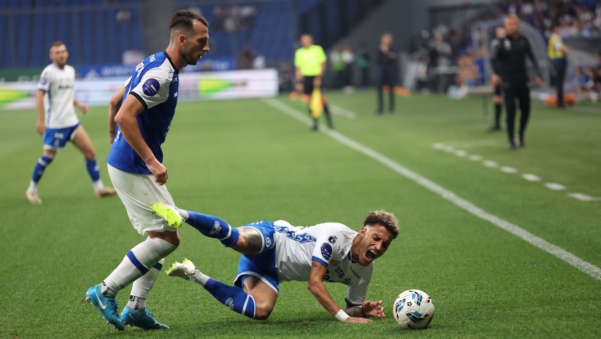 «Динамо» сыграло вничью с «Балтикой» (1:1) в матче 1-го тура РПЛ 18 июля. Фото: Александр Фёдоров, «СЭ»