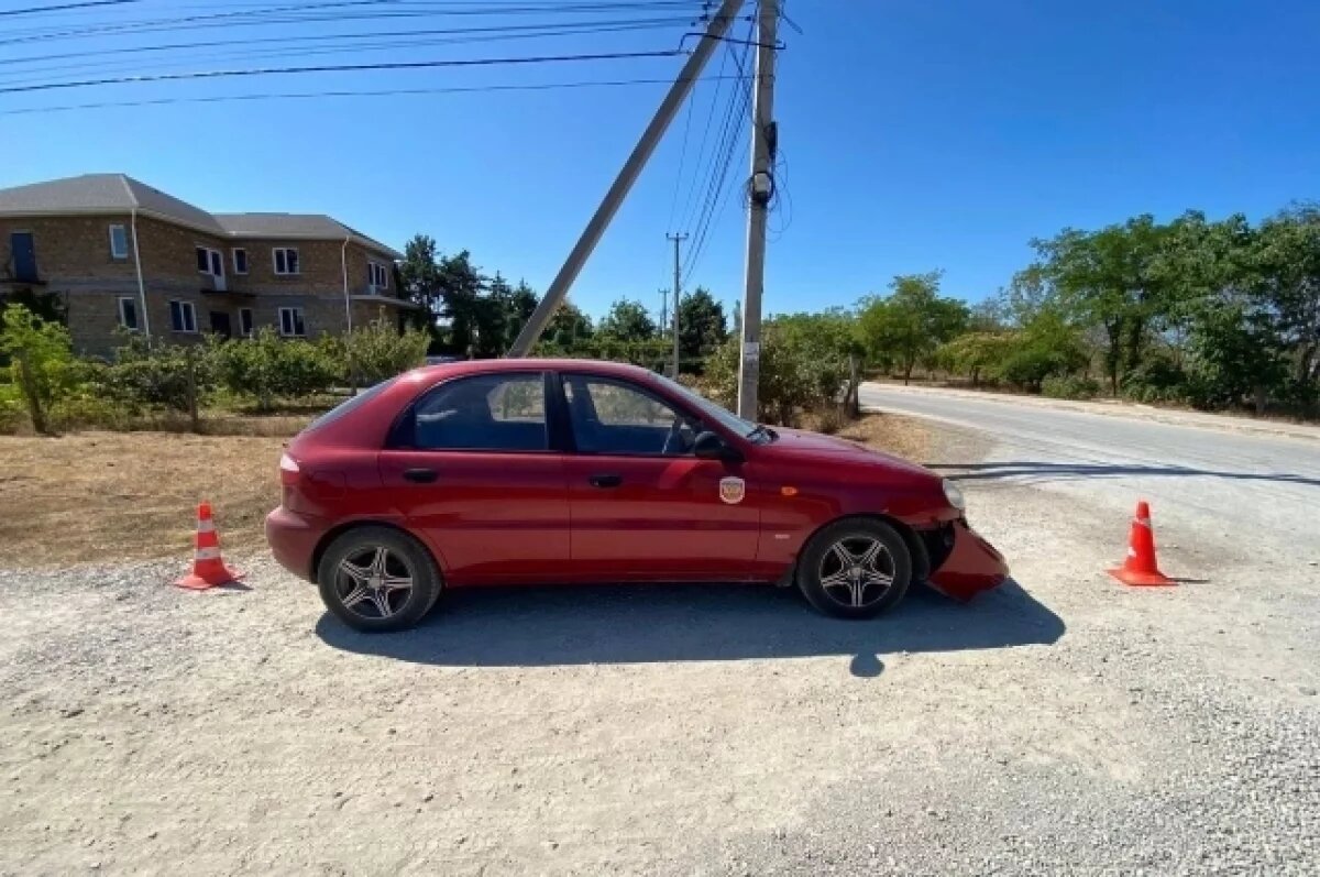    В Симферопольском районе в ДТП пострадал юноша