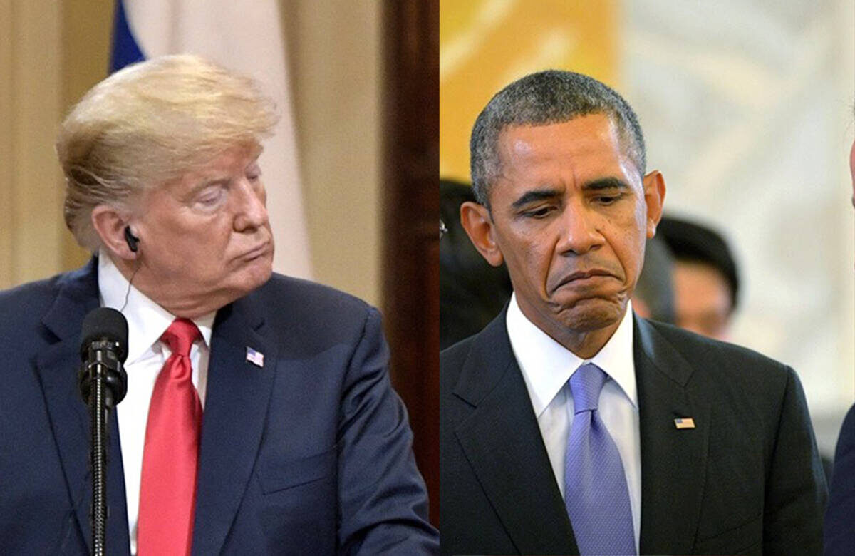 Дональд Трамп обвинил экс-президента США Барака Обаму в фальсификации выборов 2016 годаКоллаж из фотографий с сайта kremlin.ru
