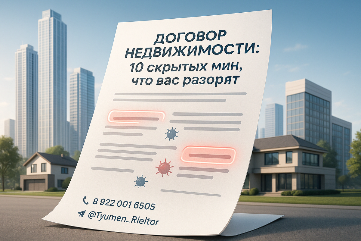    Договор недвижимости: 10 скрытых мин, что вас разорят. Святослав Шакин