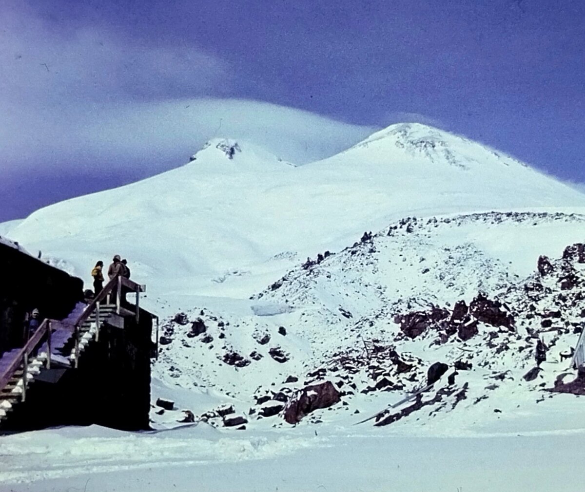 Эльбрус, 1983 год, высота 3500м
