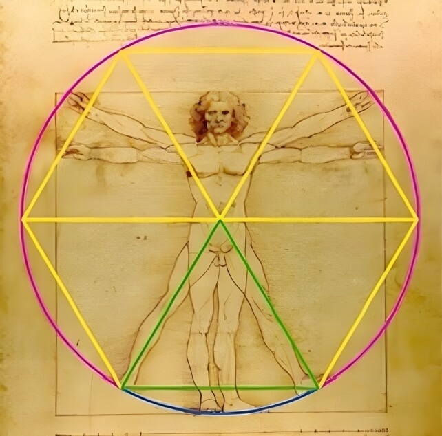    Леонардо да Винчи интуитивно использовал тетраэдрическую симметрию. Источник: sciencealert.com