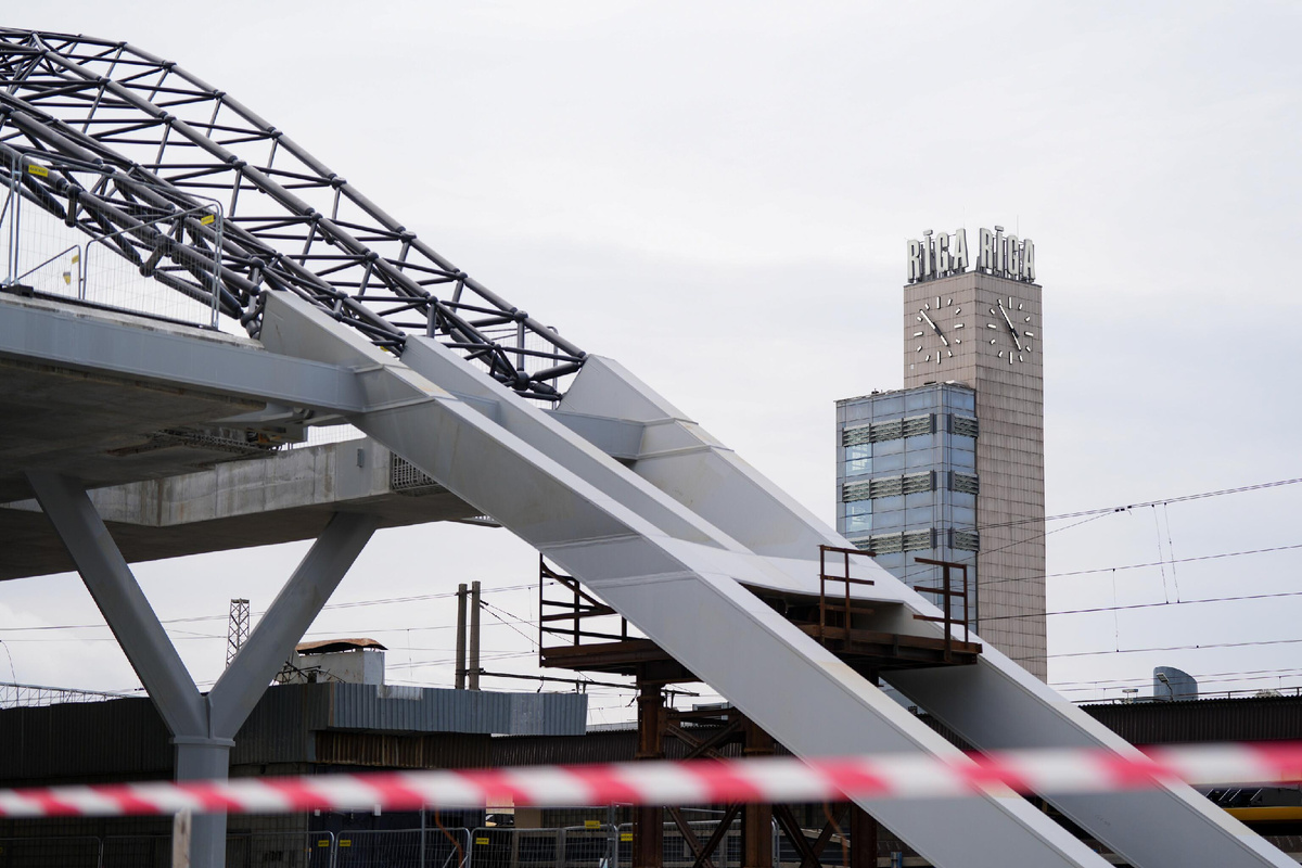 Строительные работы на центральном узле Rail Baltica в Риге © CC BY-SA 2.0 / Saeima / Ieva Ābele 