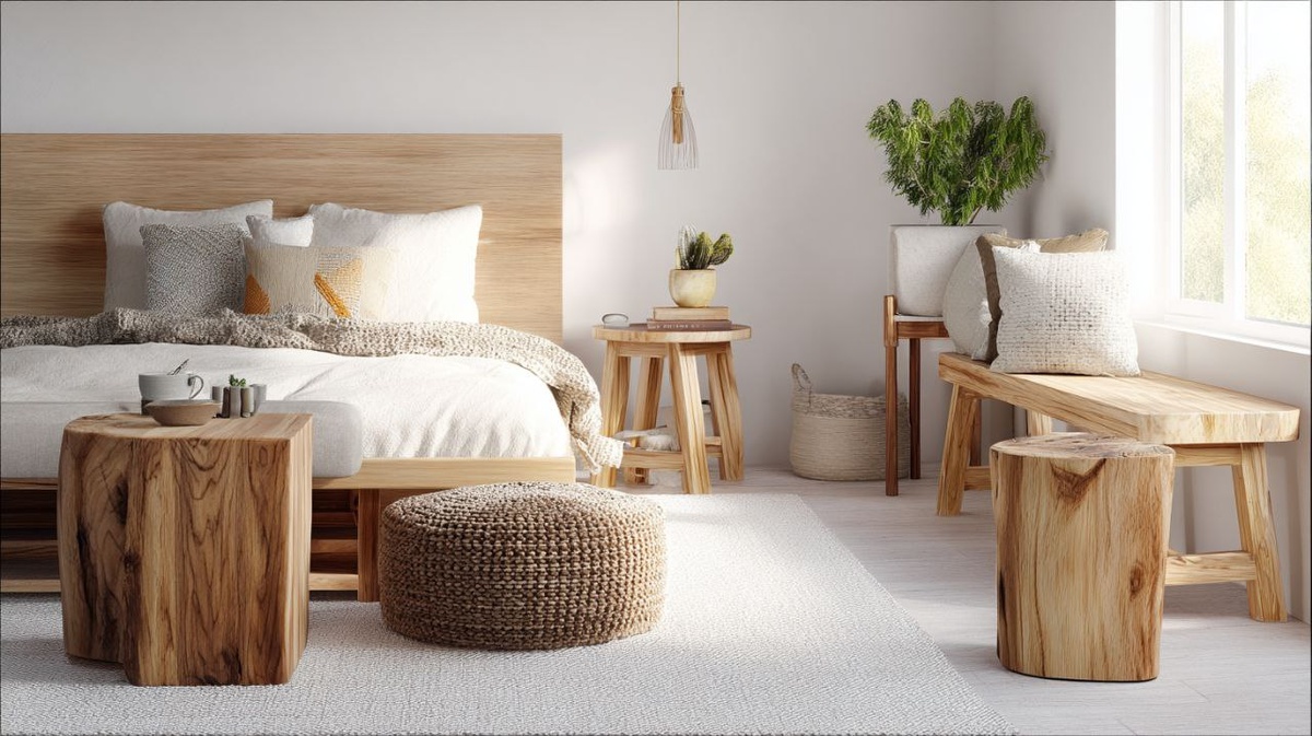 От тумбочки до пуфа: деревянная мебель, которая делает дом живым