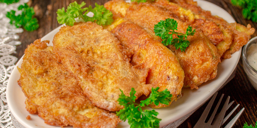 Сначала отбиваем, потом панируем: самые вкусные кабачки и никакого мяса не надо