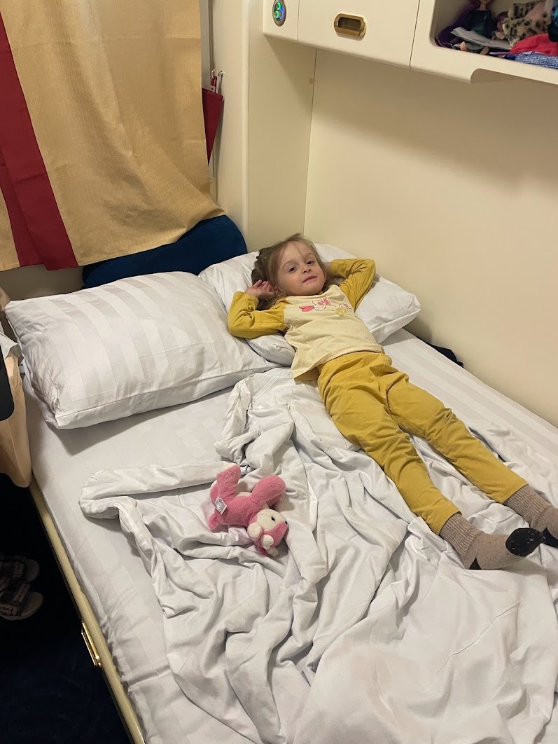 Купе "Люкс" в поезде РЖД "Зимняя сказка"