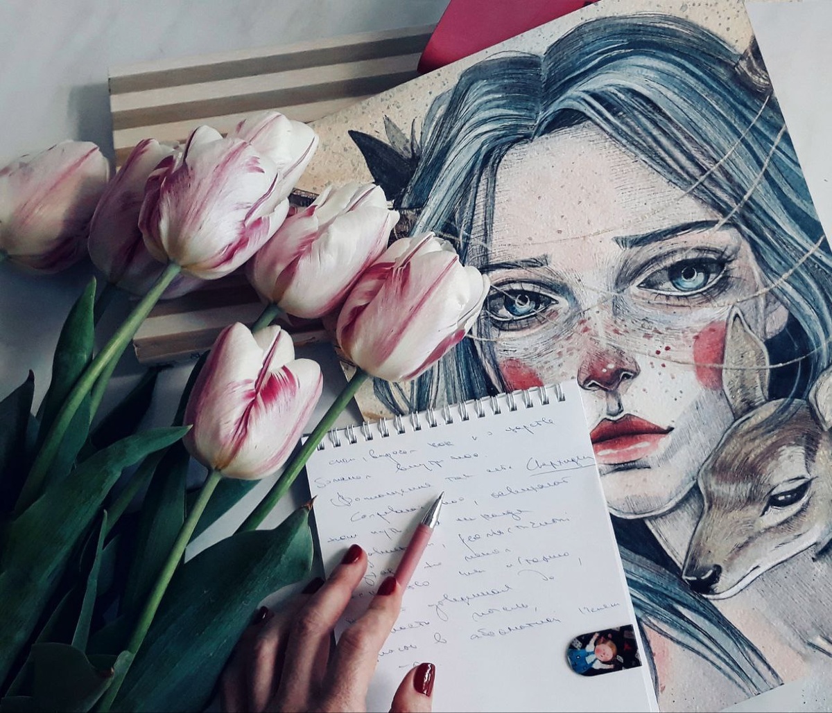 Картина на фото Даши Гутиевой