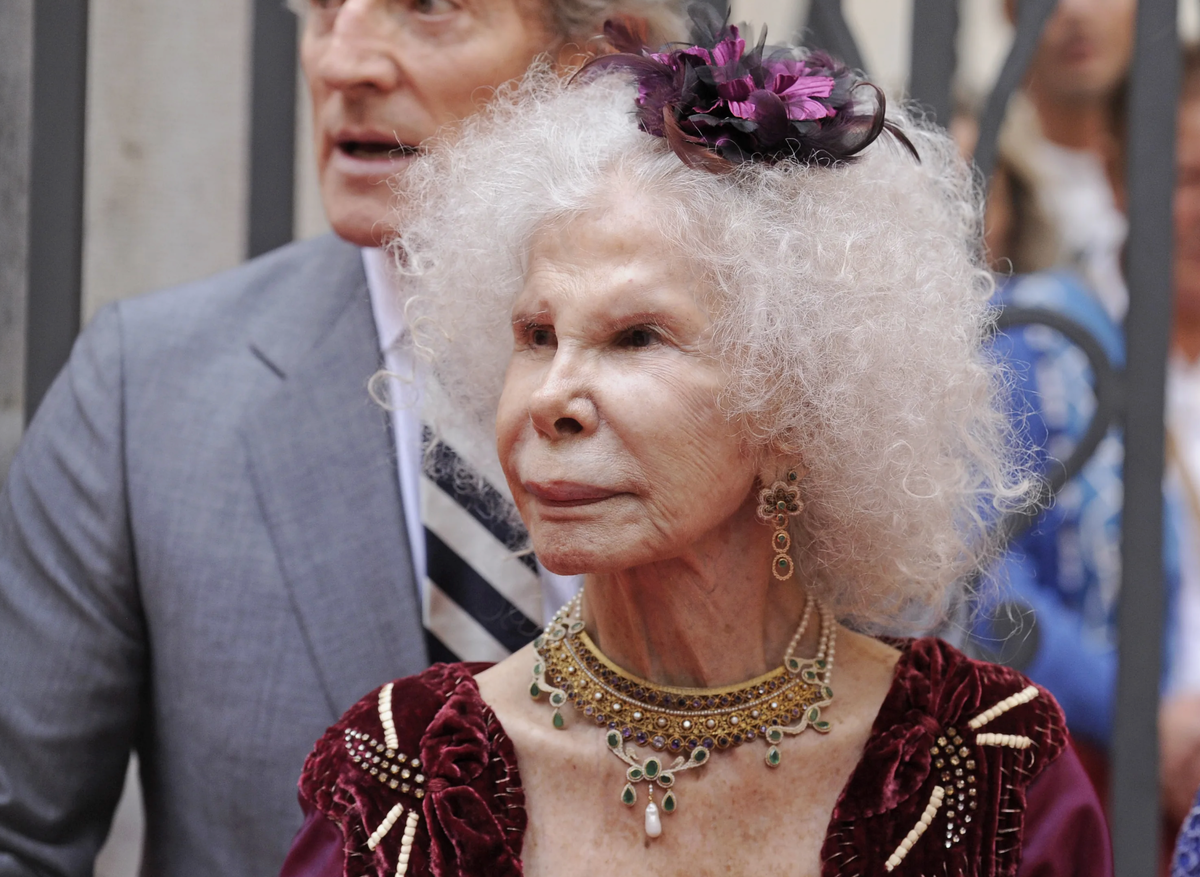    Так герцогиня выглядела в преклонном возрасте 