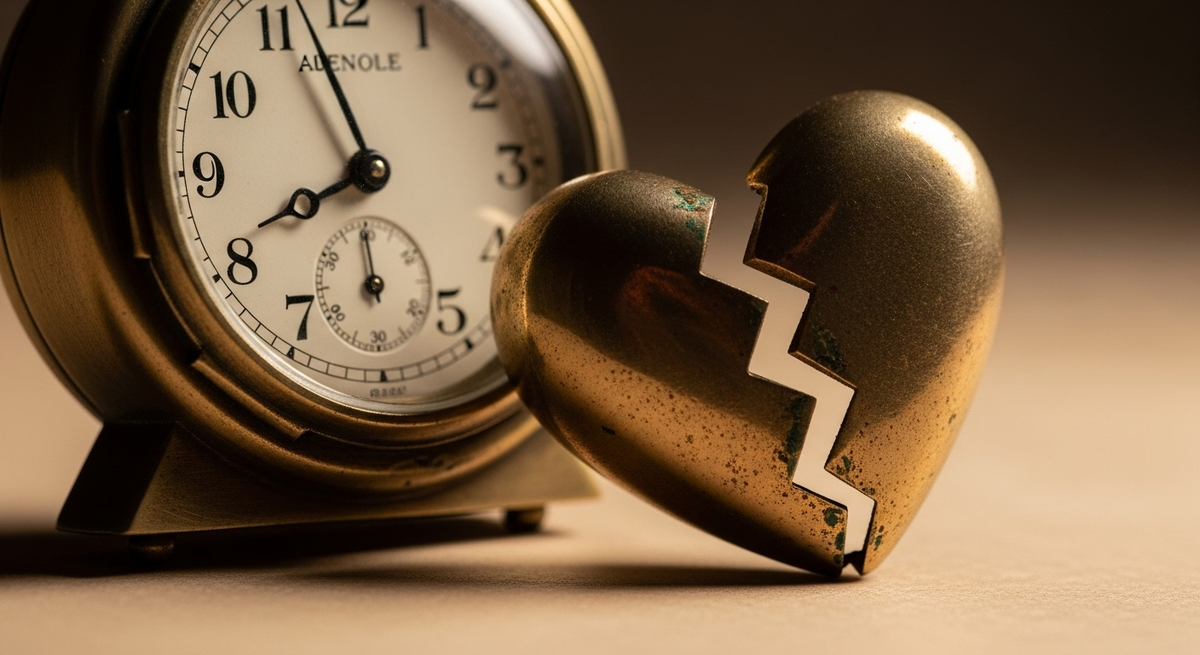 Стрелки часов бегут вперед. Но для разбитого сердца время остановилось.