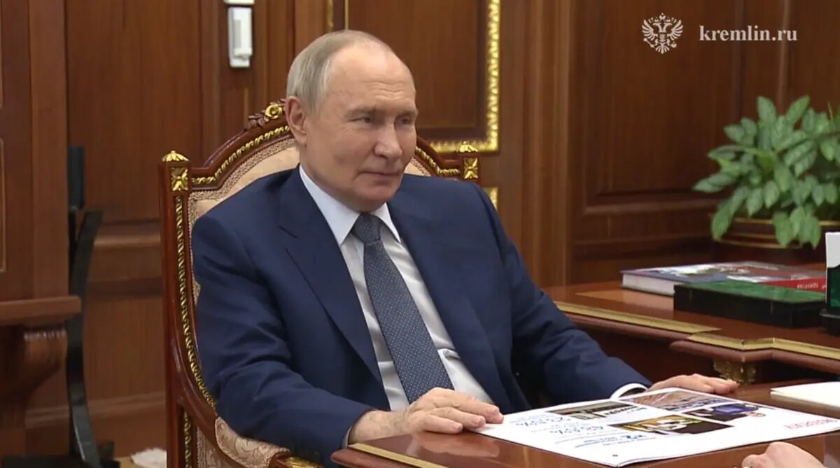    Владимир Путин. Фото: скриншот из видео пресс-службы Кремля.