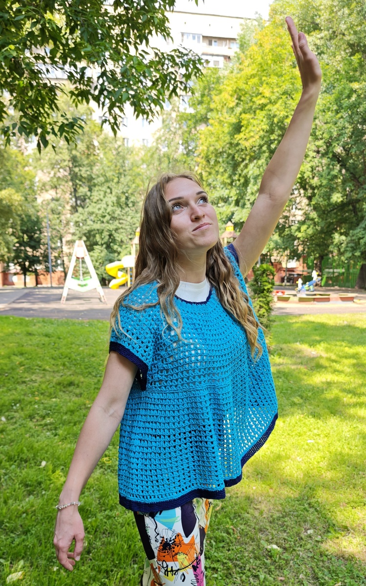 Стильные вязаные вещи от Оксаны Тимофеевой (связано крючком из хлопка)