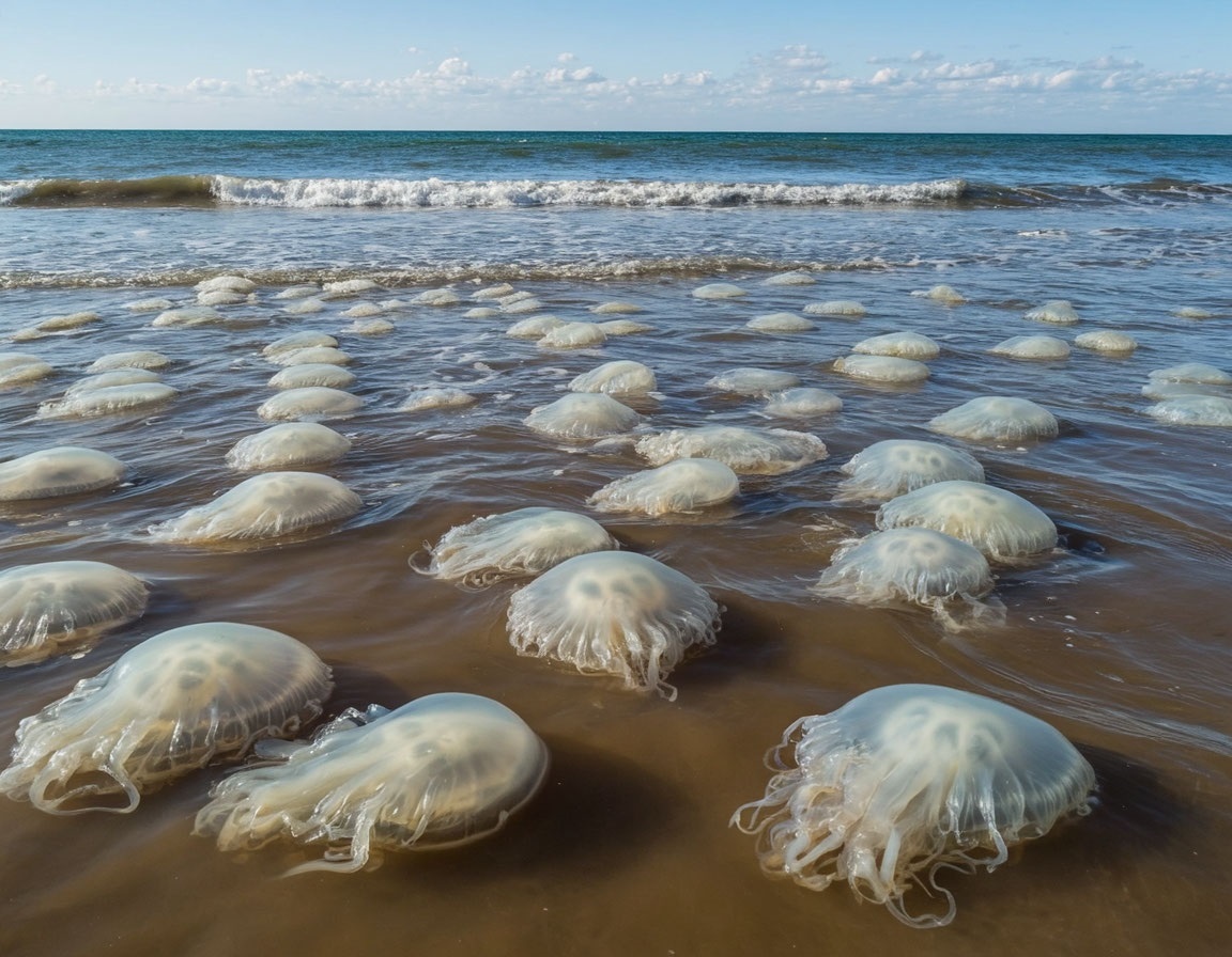 Атака медуз на Азовском море