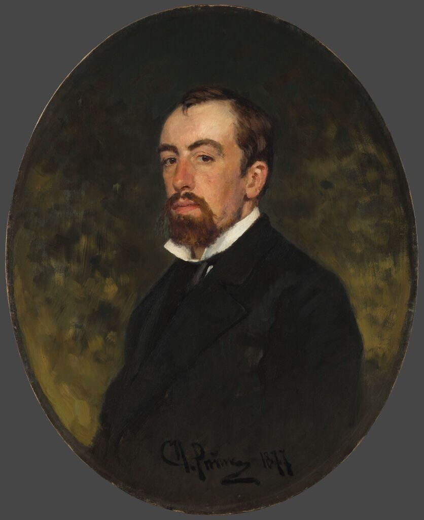 Илья Репин. Портрет Василия Поленова, 1877. Источник: https://my.tretyakov.ru/app/masterpiece/20822