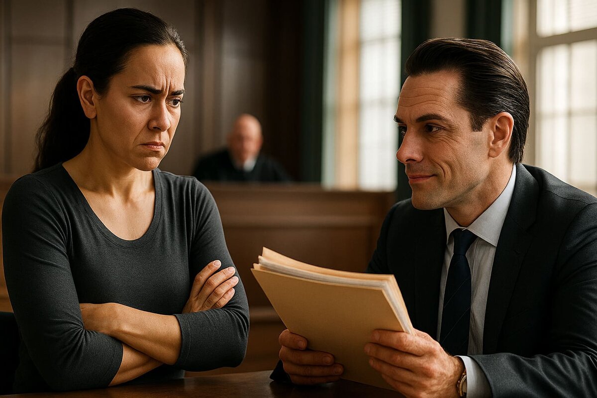 Он подал на алименты. А потом — на меня…