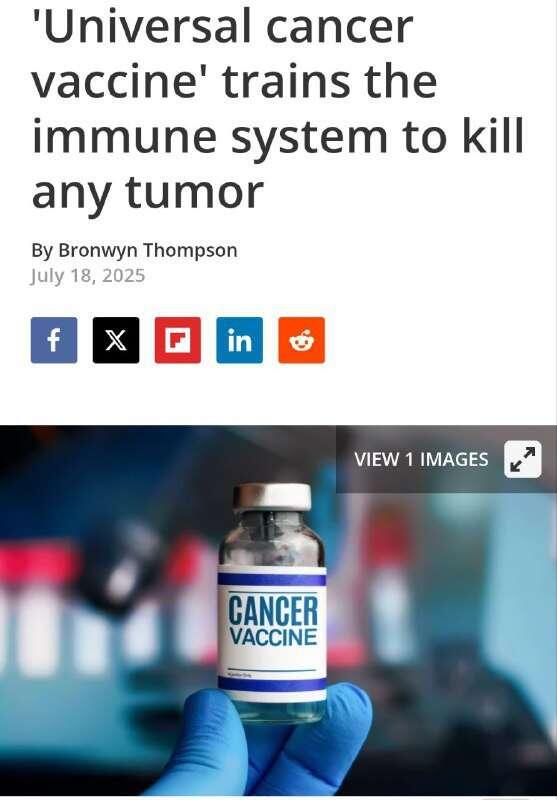    Рак ПОБЕЖДЁН — учёные создали универсальную вакцину против ЛЮБЫХ опухолей. - Мовости Movosti