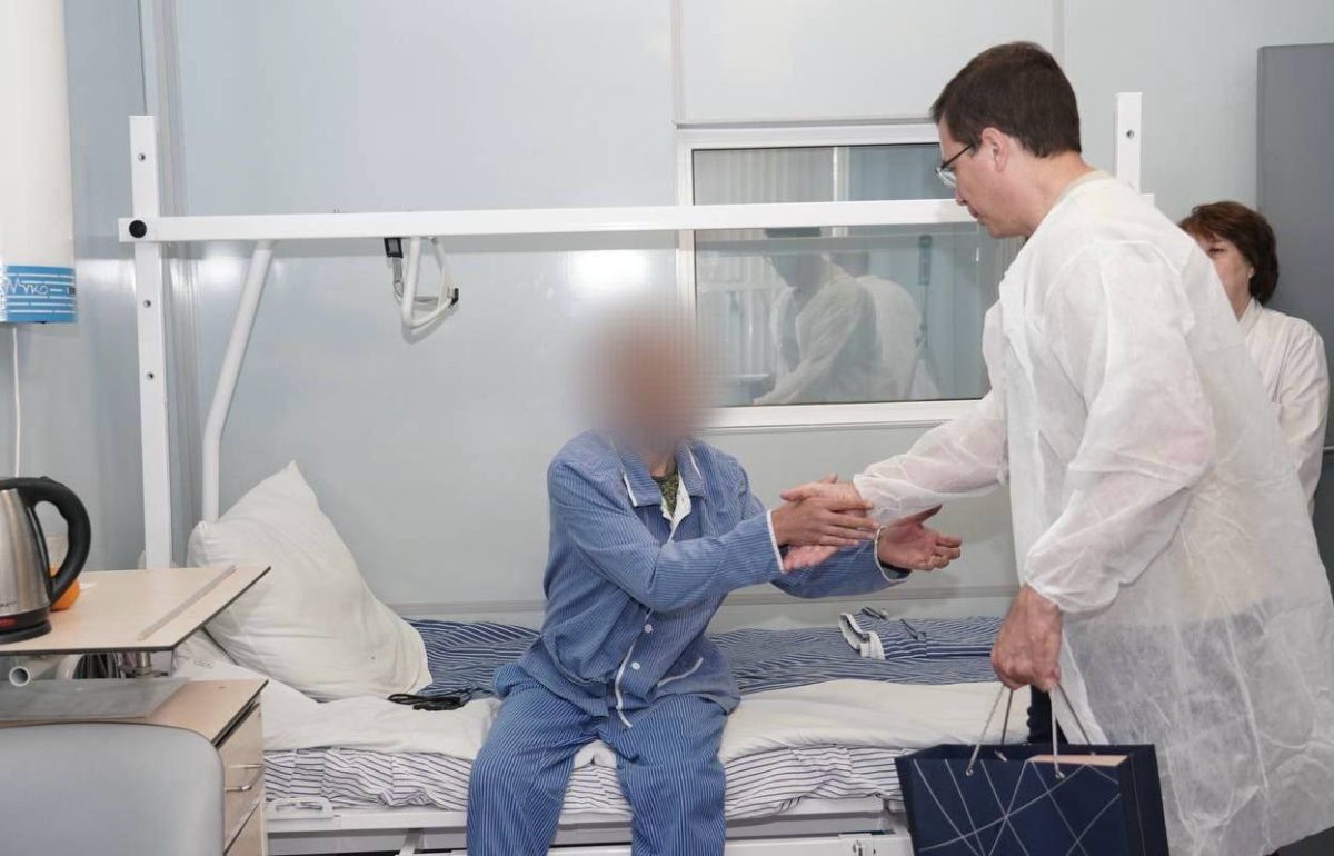    Сегодня в специализированном отделении госпиталя находятся восемь бойцов СВО