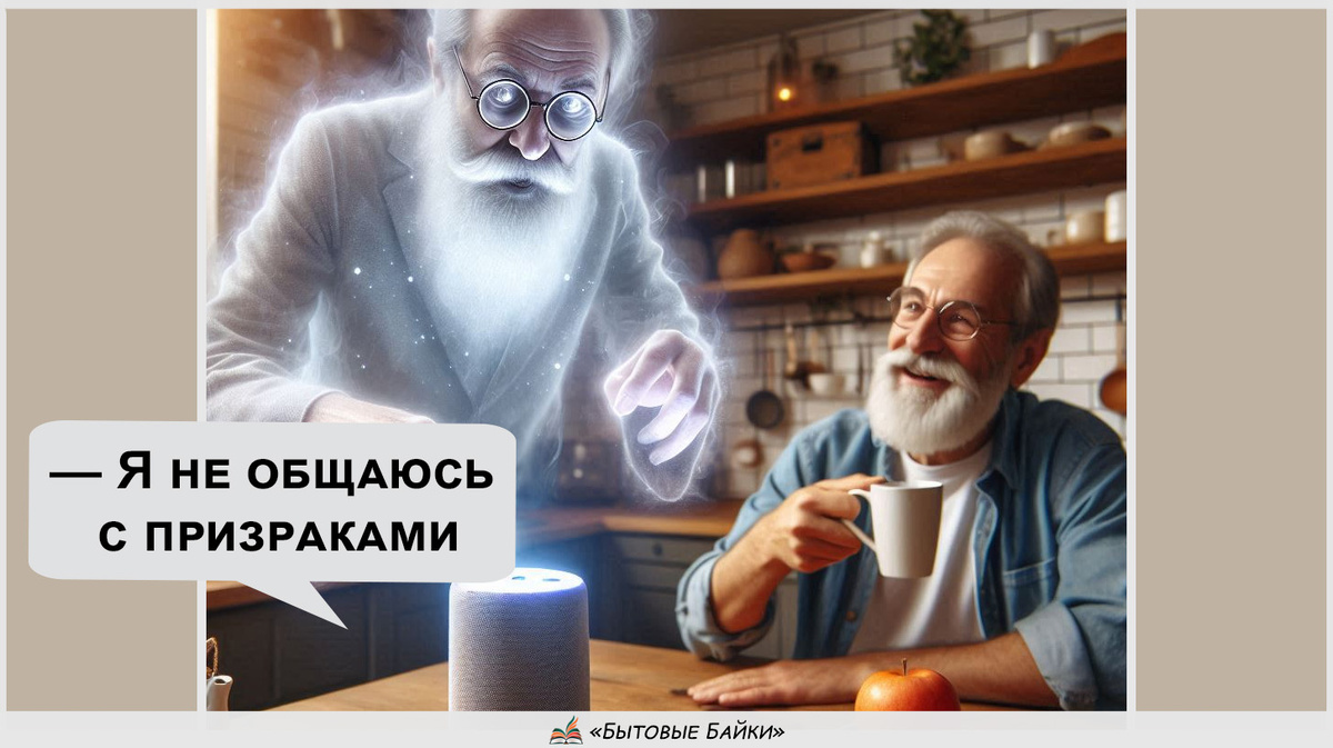 Мой призрак лучше искусственного интеллекта - Рассказ