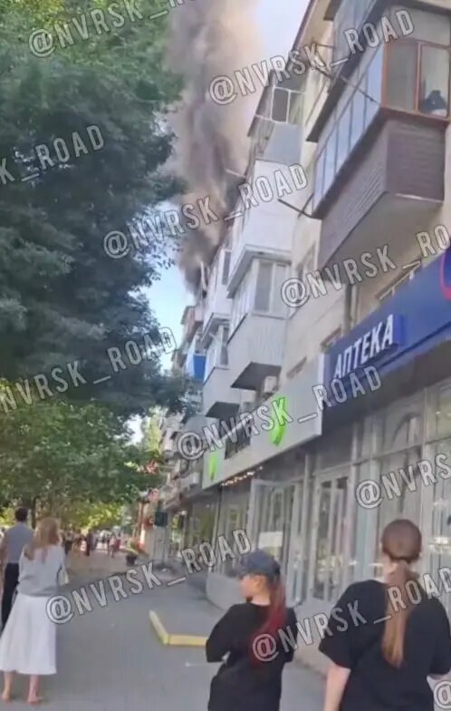    Фото: скриншот из видео в телеграм-канале «Новороссийск ДТП»