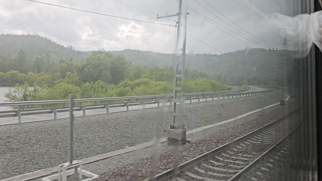 Живописный маршрут поезда