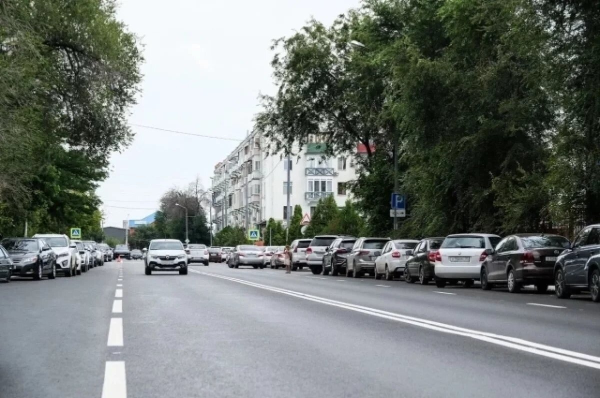    В Астрахани завершён основной этап ремонта дороги на улице Татищева