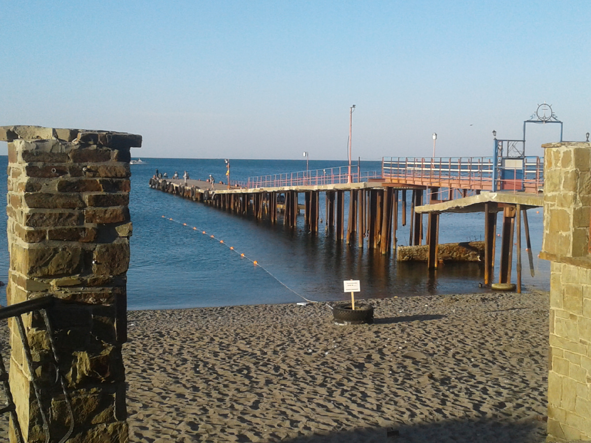 В последние годы пирс в Судаке был в аварийном состоянии