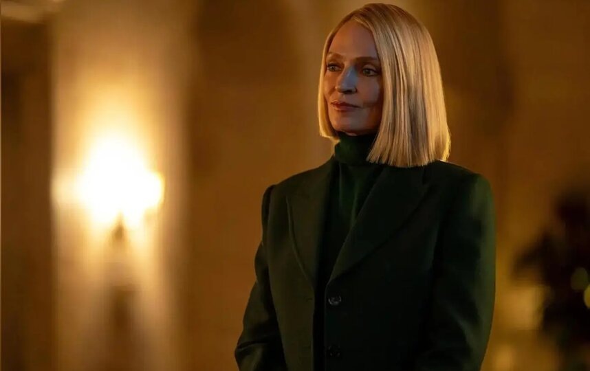    Героиня Умы Турман работает исключительно с психопатамикадр из сериала "Декстер: Воскрешение"