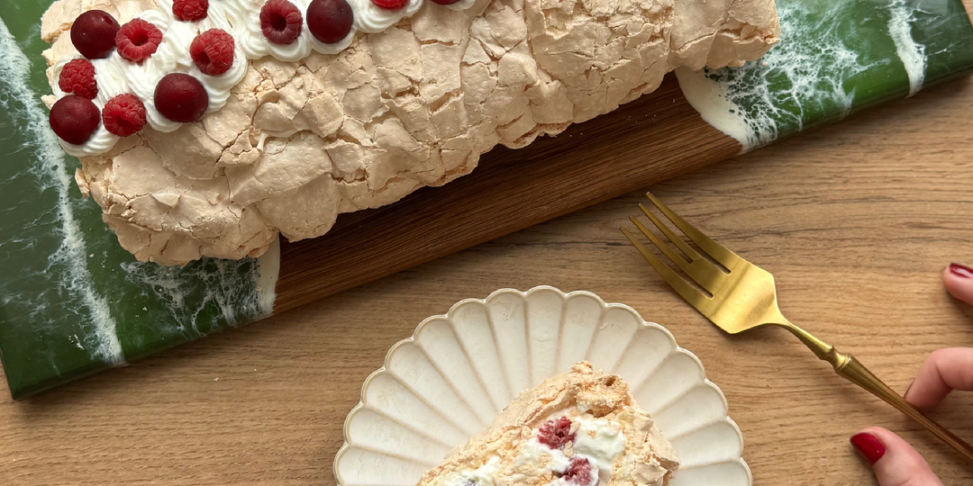 Домашний меренговый рулет 😍🍰Самый удачный рецепт 👍