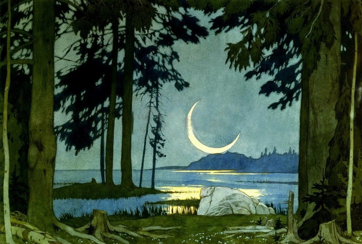 Иллюстрации Ивана Билибина конец XIX века. Из открытых источников.