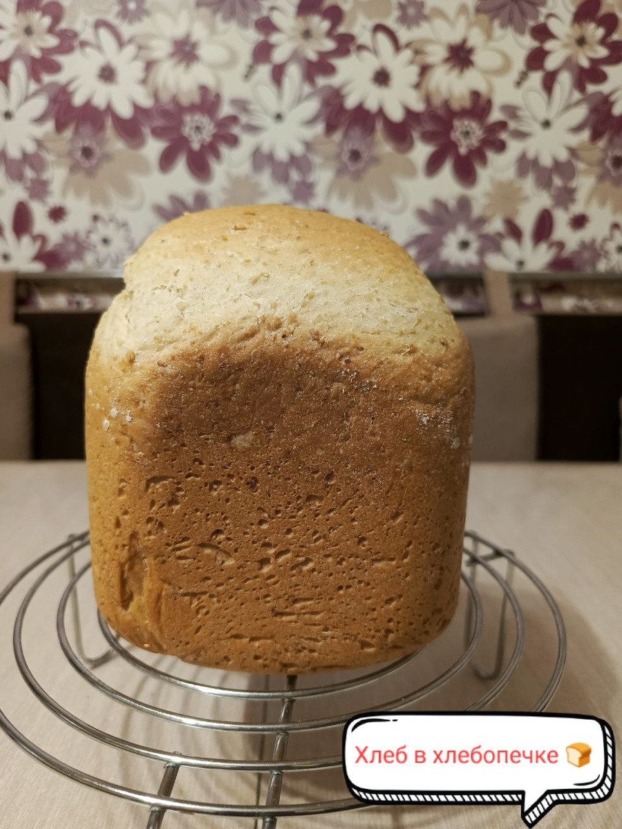 Хлеб с овсяными хлопьями