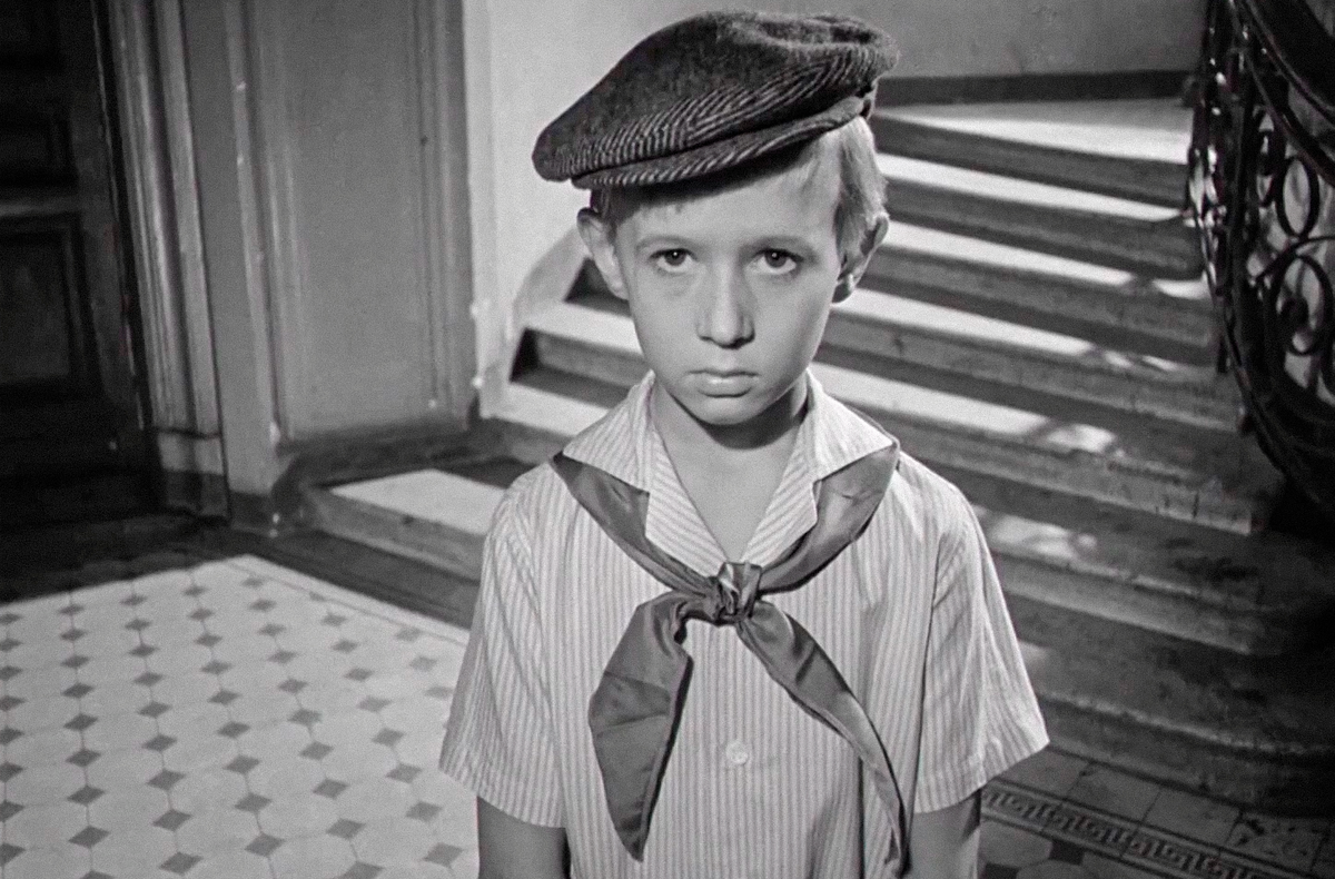 Кадр из фильма «Добро пожаловать, или Посторонним вход воспрещён», производство киностудии «Мосфильм», режиссёр Элем Климов, 1964 г.