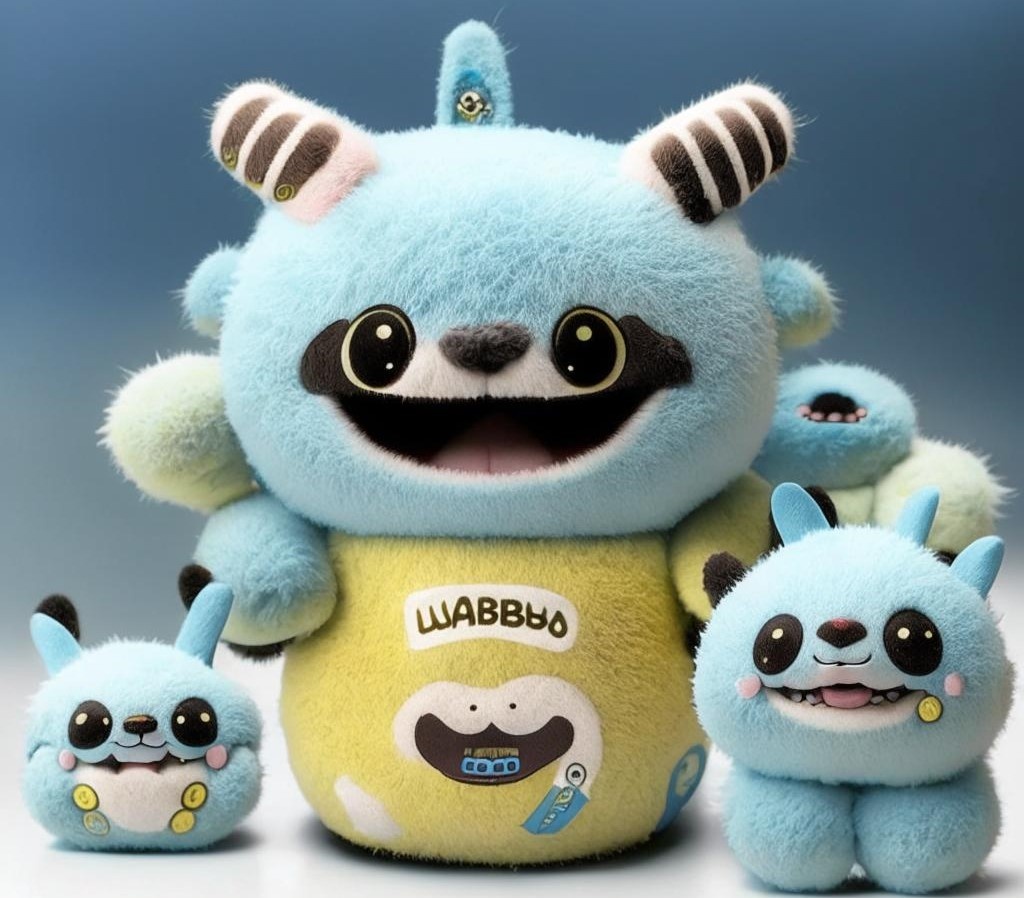 Так выглядит Лабубу по мнению ИИ (Кандинский)