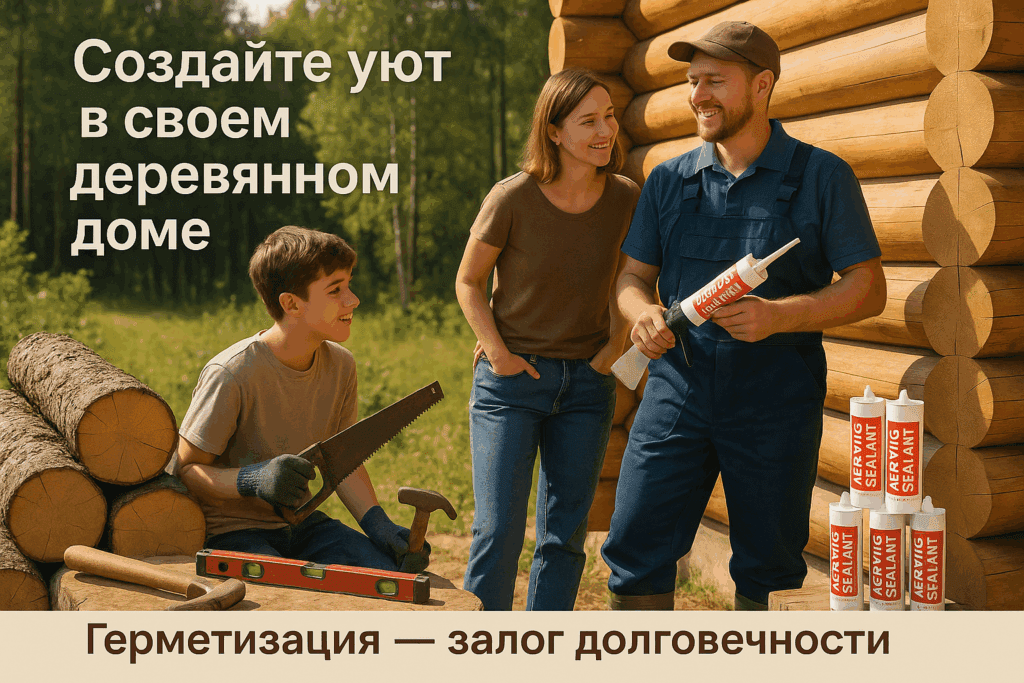    Герметизация швов дома из бревна ручной рубки: Гид 2025 genadich